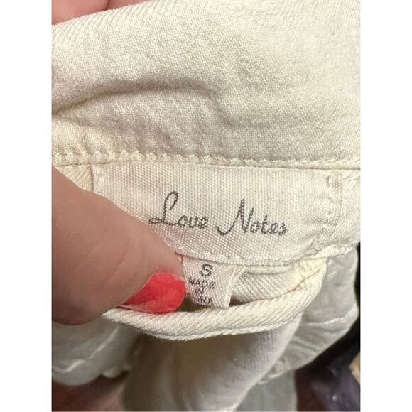 Love Notes Oversized Button Down Top size small - Picture 7 of 11